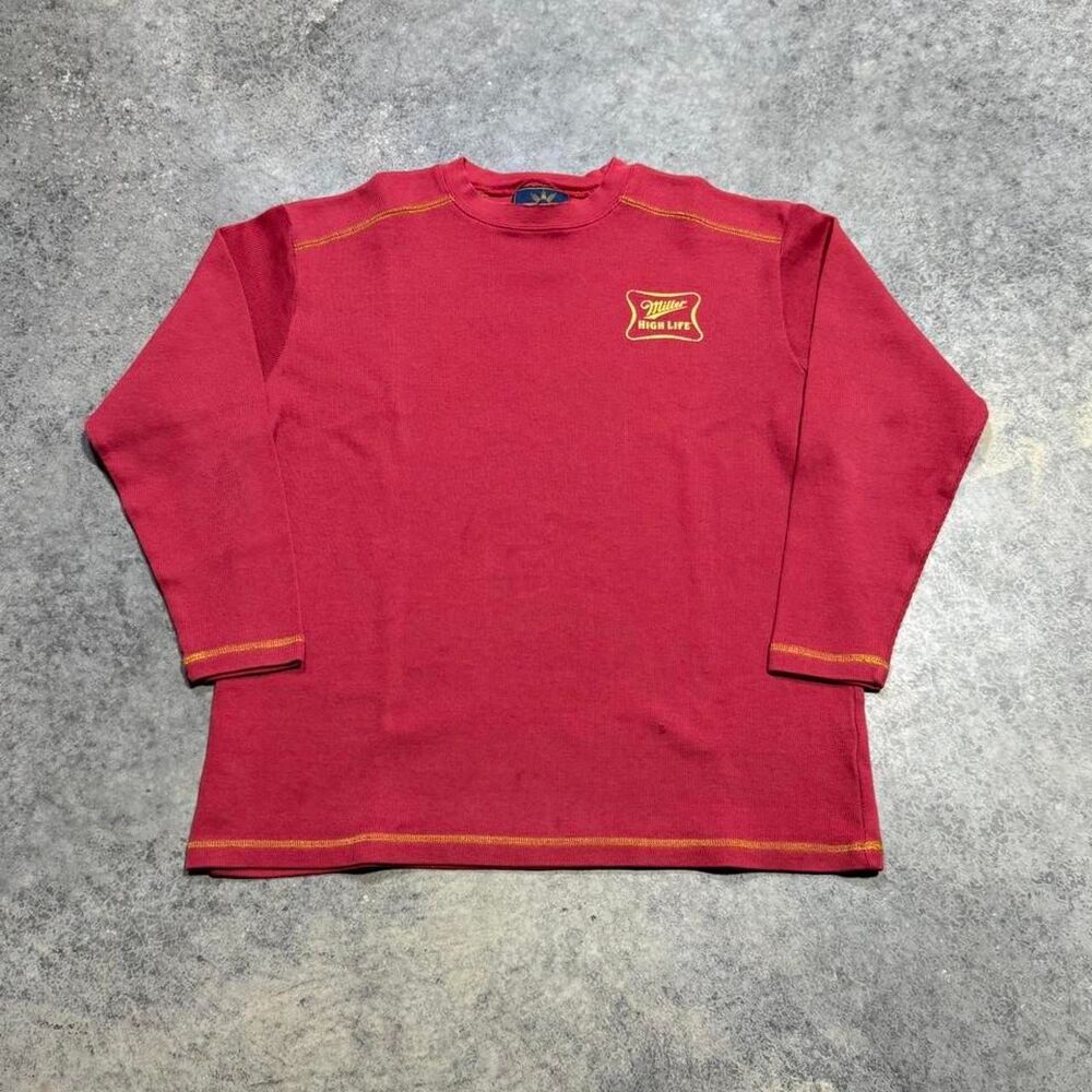American-vintage‎ Men's Red and Burgundy T-shirt